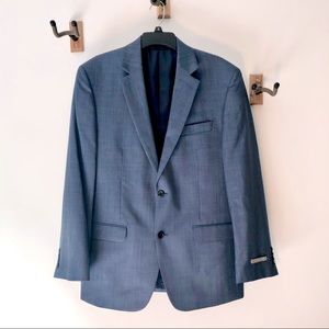 NWT Suit Jacket 40R Blue Shaquille O’Neal